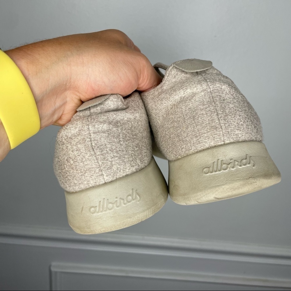 Allbirds The Wool Runners Oatmeal Mens 9 - Picture 7 of 11